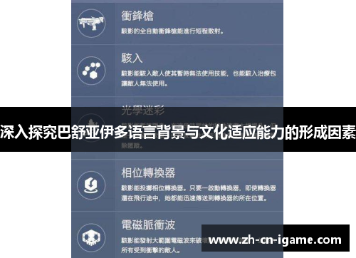 深入探究巴舒亚伊多语言背景与文化适应能力的形成因素